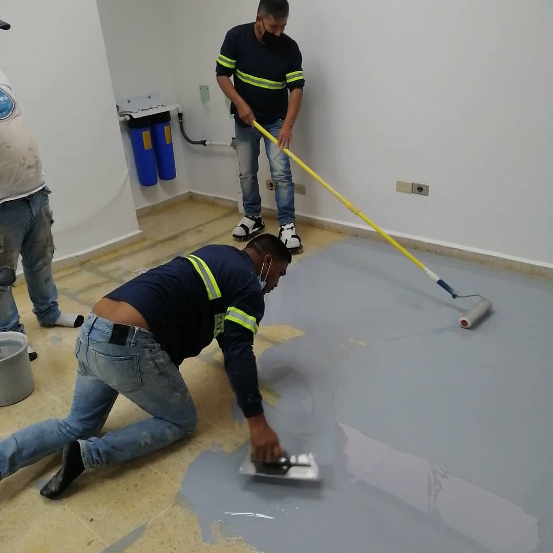 Flooring system epoxico autonivelante